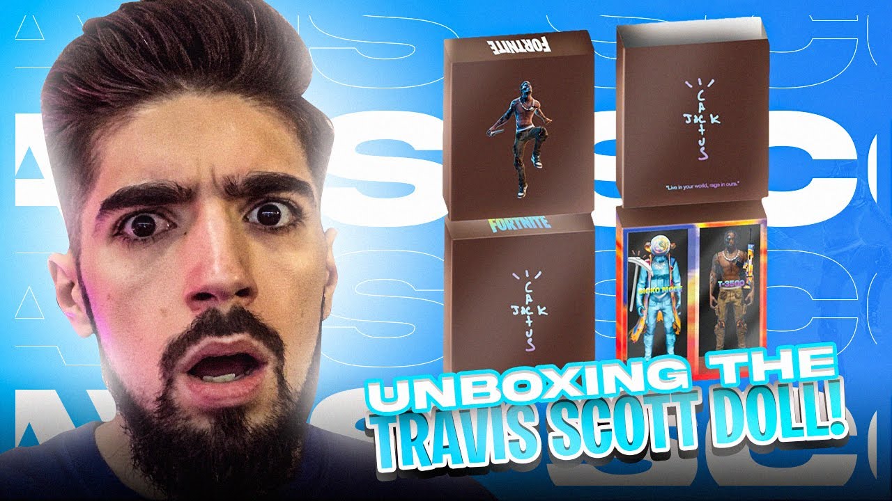 Unboxing The *LIMITED* Travis Scott x Fortnite Collaboration Doll