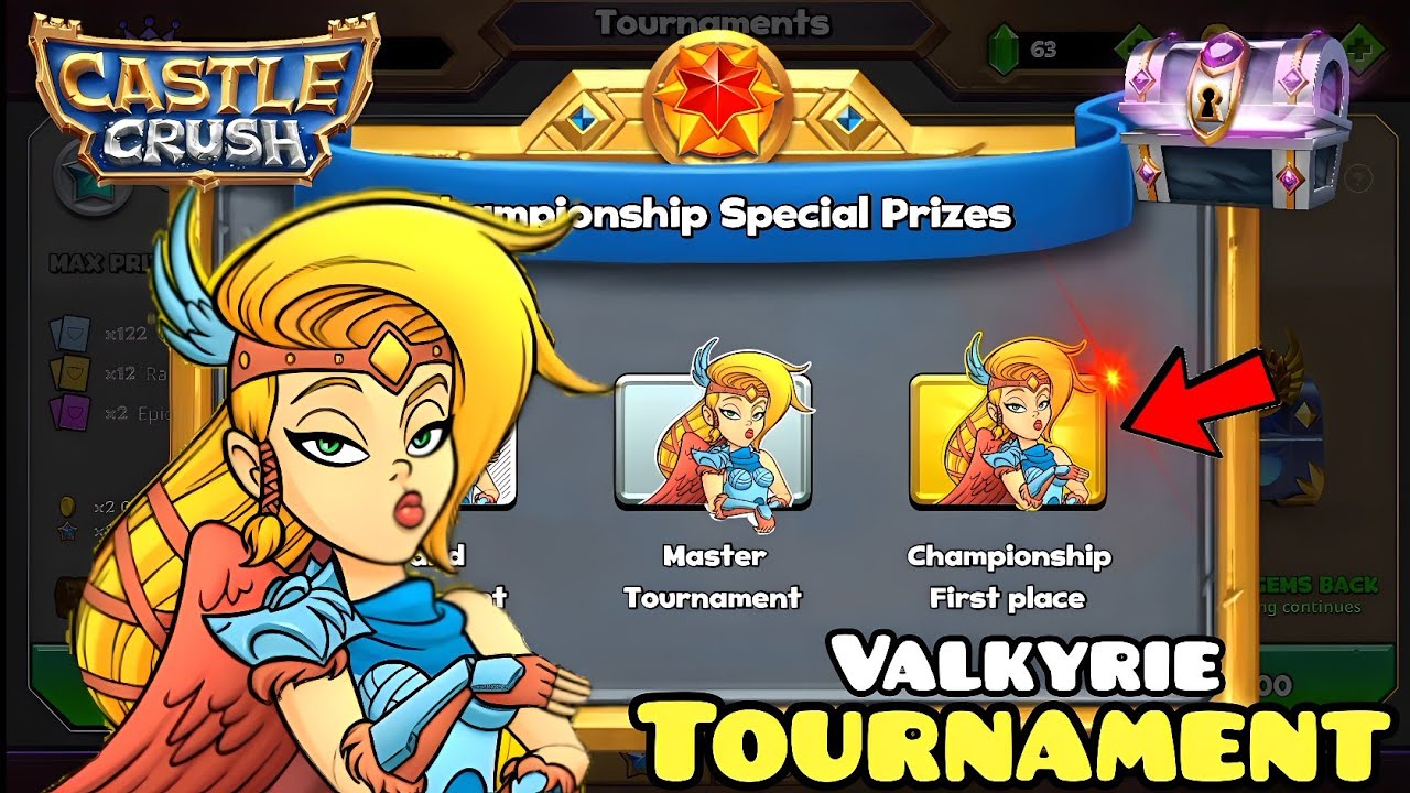 Legendary Valkyrie Tournament Battle! Castle Crush