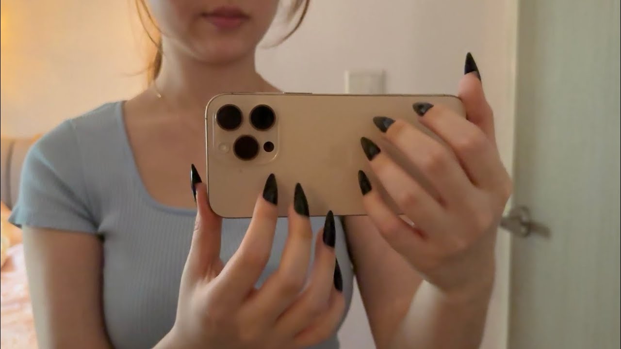[ASMR] Camera tapping and scratching with / without phone case (no talking)
