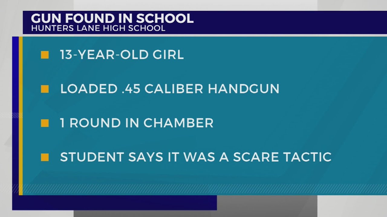 13-year-old charged with gun at school
