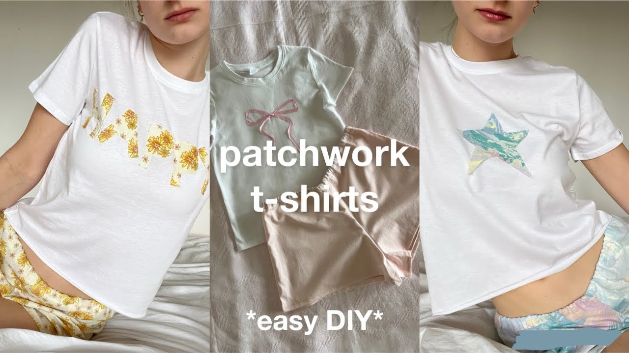 DIY patchwork t-shirts + a big announcement!