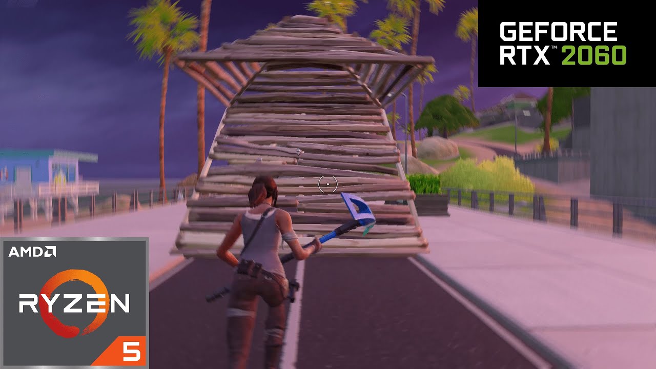 RTX 2060 + Ryzen 5 5600 Fortnite Performance Mode (low Meshes) (benchmark)