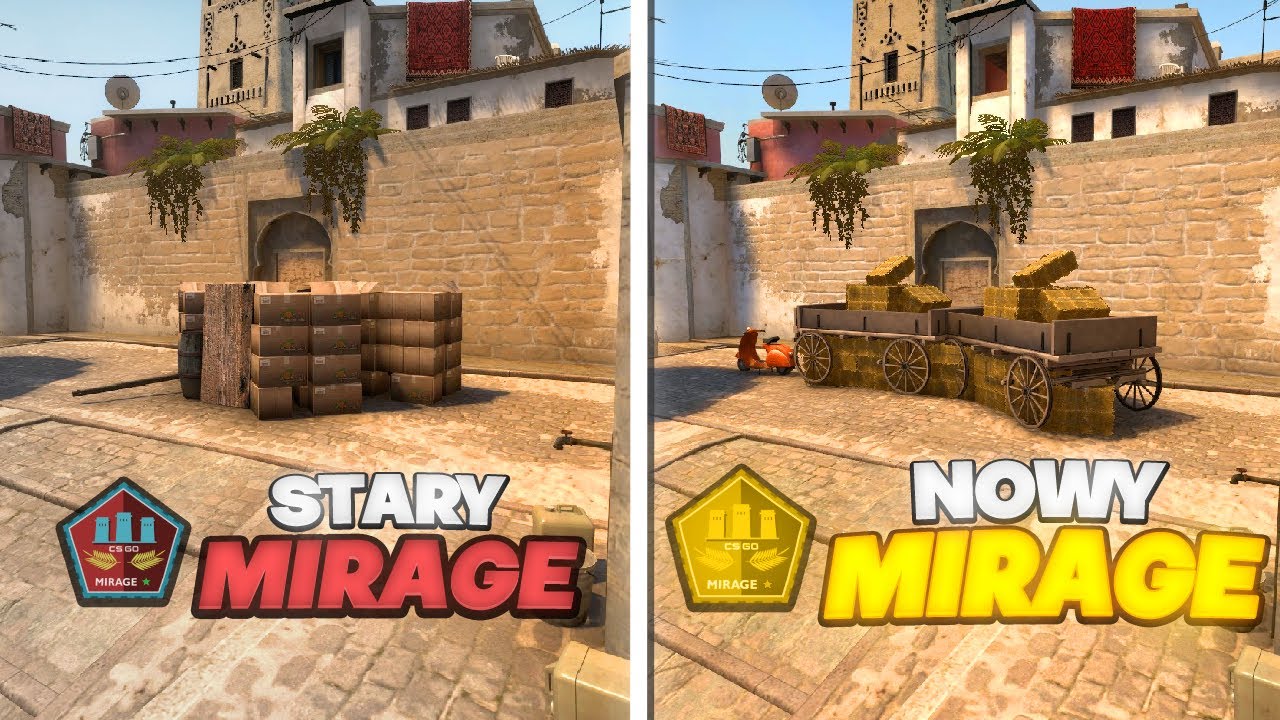 PRZEROBIŁEM DE_MIRAGE NA LEPSZĄ MAPĘ W CS:GO...