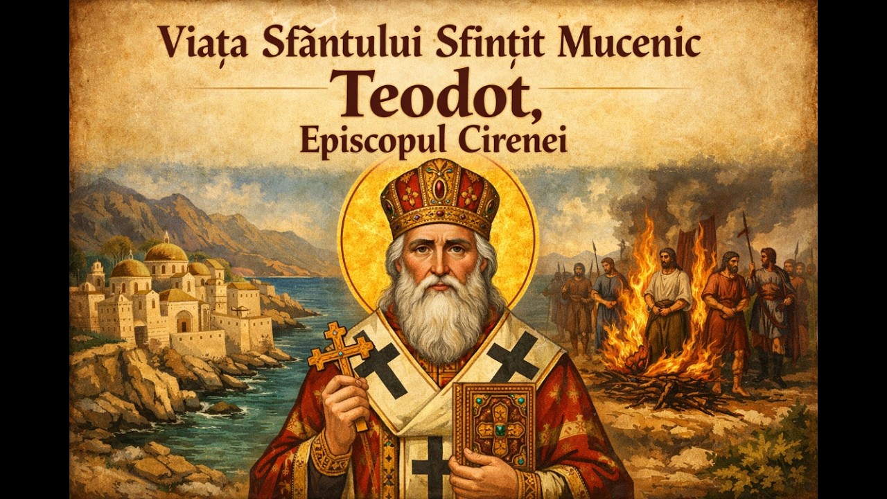 Viața Sfântului Sfințit Mucenic Teodot, Episcopul Cirenei - 02.03.2026