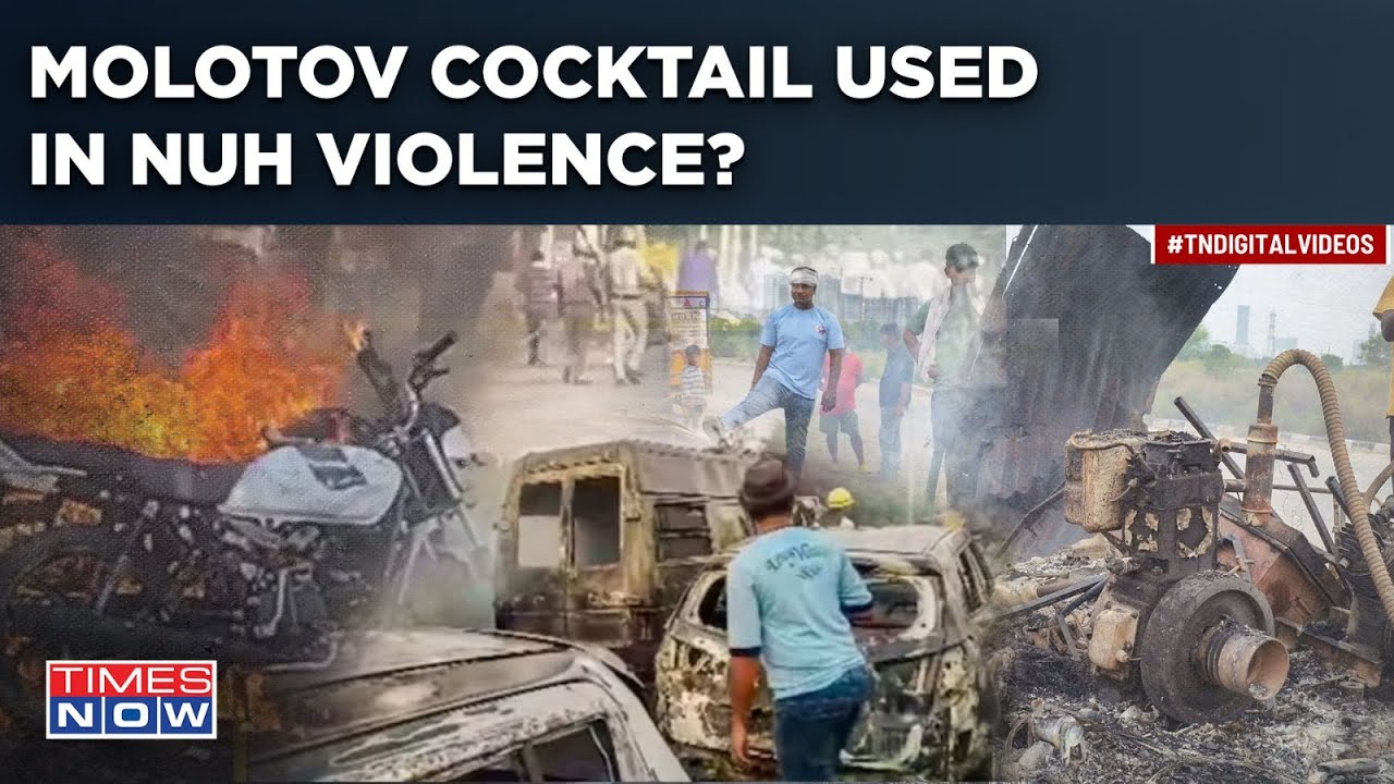 Haryana Communal Clashes: Nuh Burns| Molotov Cocktails Used To Attack Religious Sites? Police Says