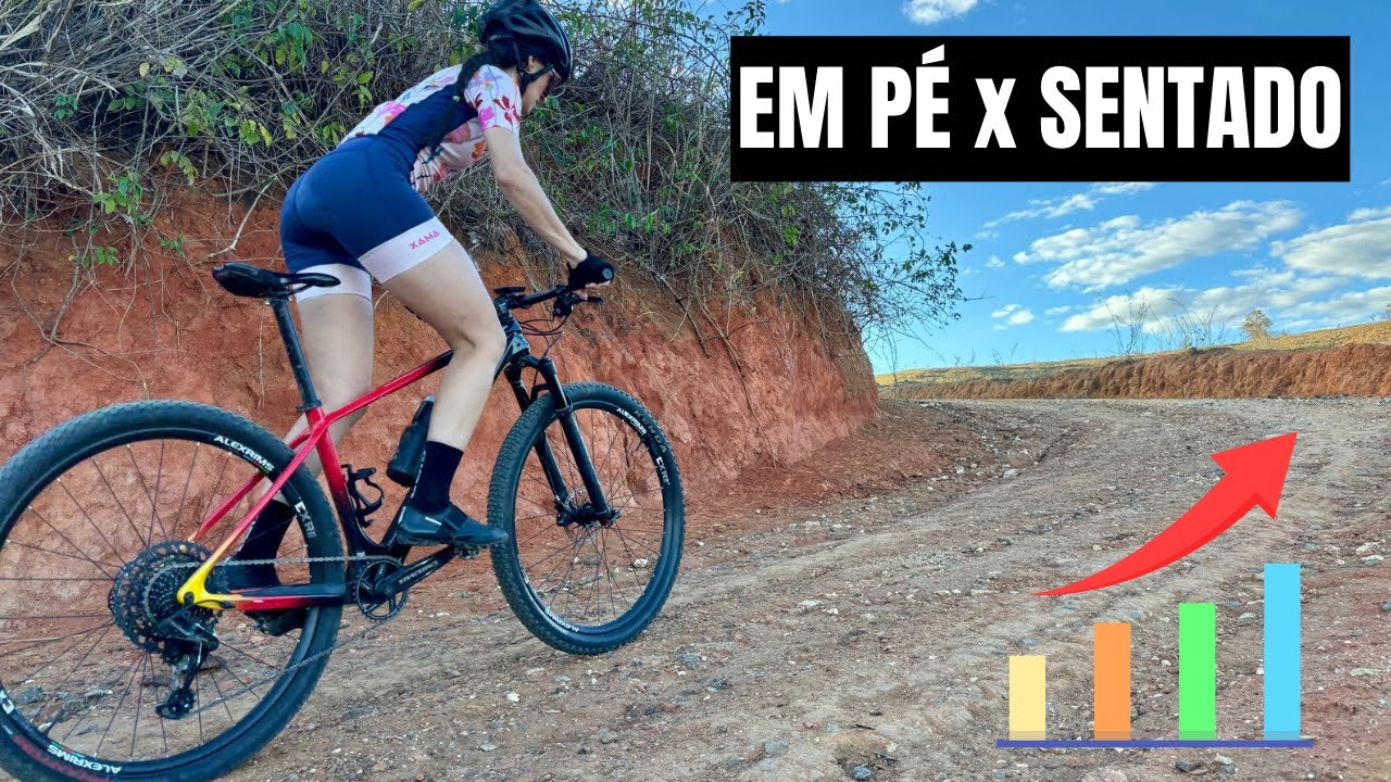 Pedalar em PÉ ou SENTADO ? Saiba como PEDALAR em PÉ da forma correta pra SUBIR mais rápido!!!