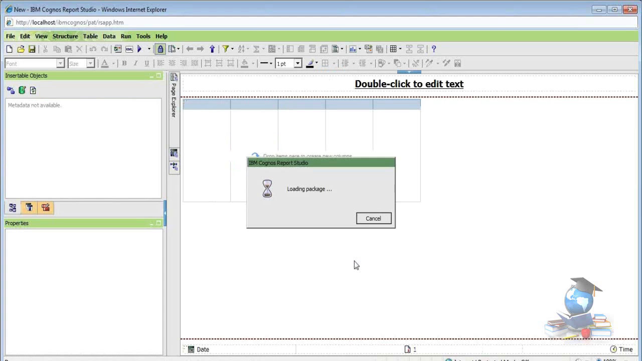 IBM Cognos Report Studio Tutorial | Creation of Reports