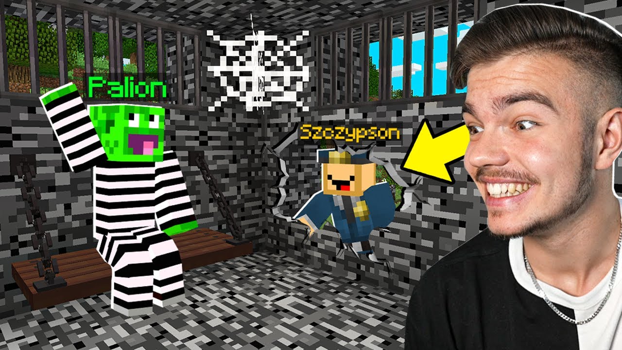 UCIEKŁEM Z NAJGORSZEJ CELI w WIĘZIENIU gdy POLICJA NIE PATRZYŁA w Minecraft!