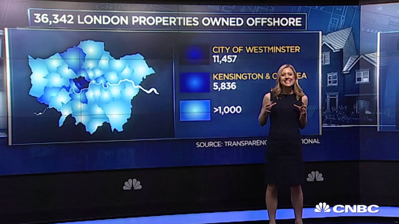 How many London Properties are owned by money launderers? | CNBC International