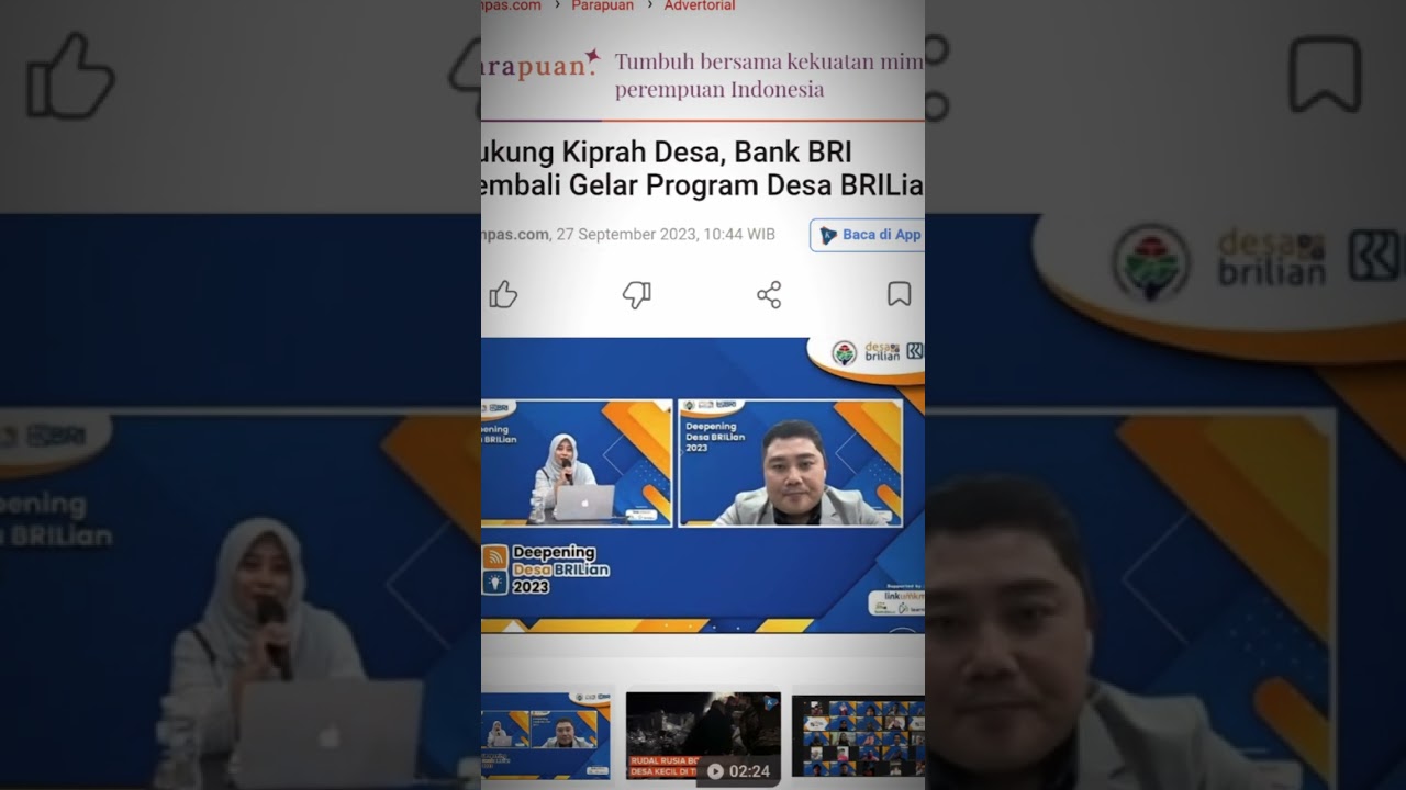 Bank BRI bagikan 30 beasiswa pada program Desa BRIlian