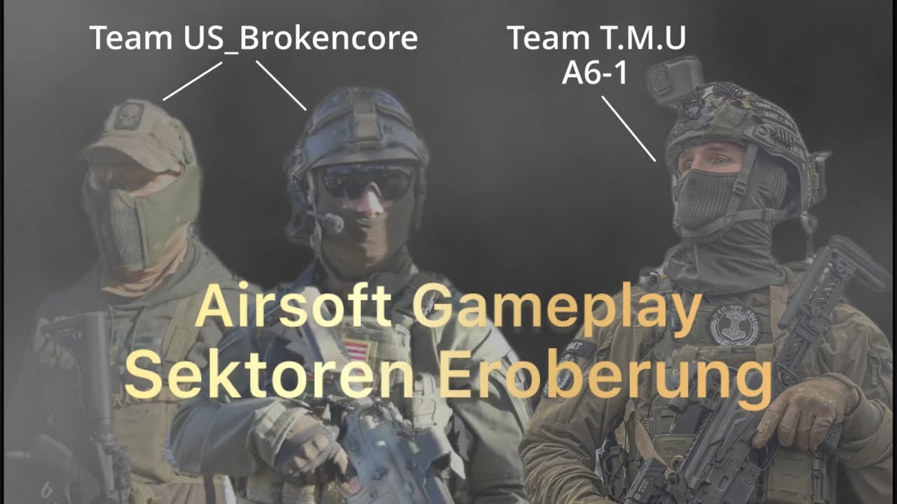 🔥German Airsoft Gameplay Sektoren Eroberung bis die Munition leer ist!🔥