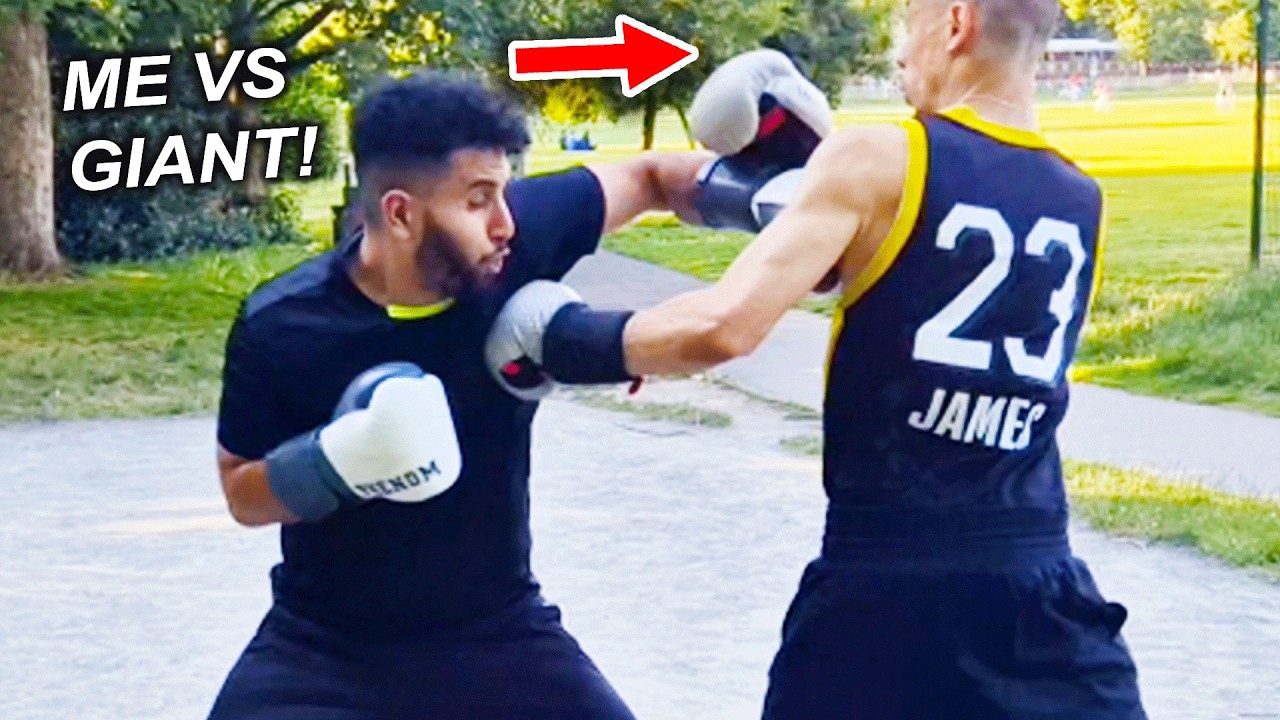 Arab Boxer vs GIANT Semi-Pro Boxer!🇬🇧🥊 (STREET BOXING) (ep5)