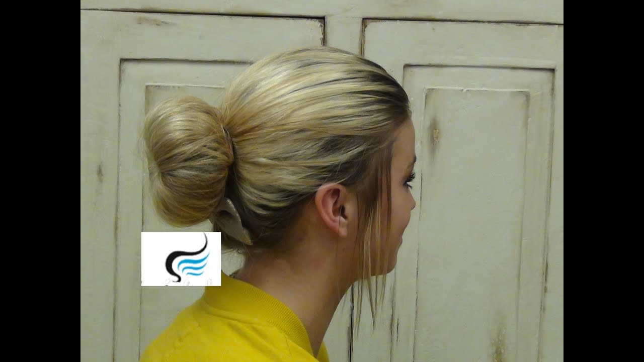 Low Sock Bun Hairstyle for Elegant, Effortless Hair