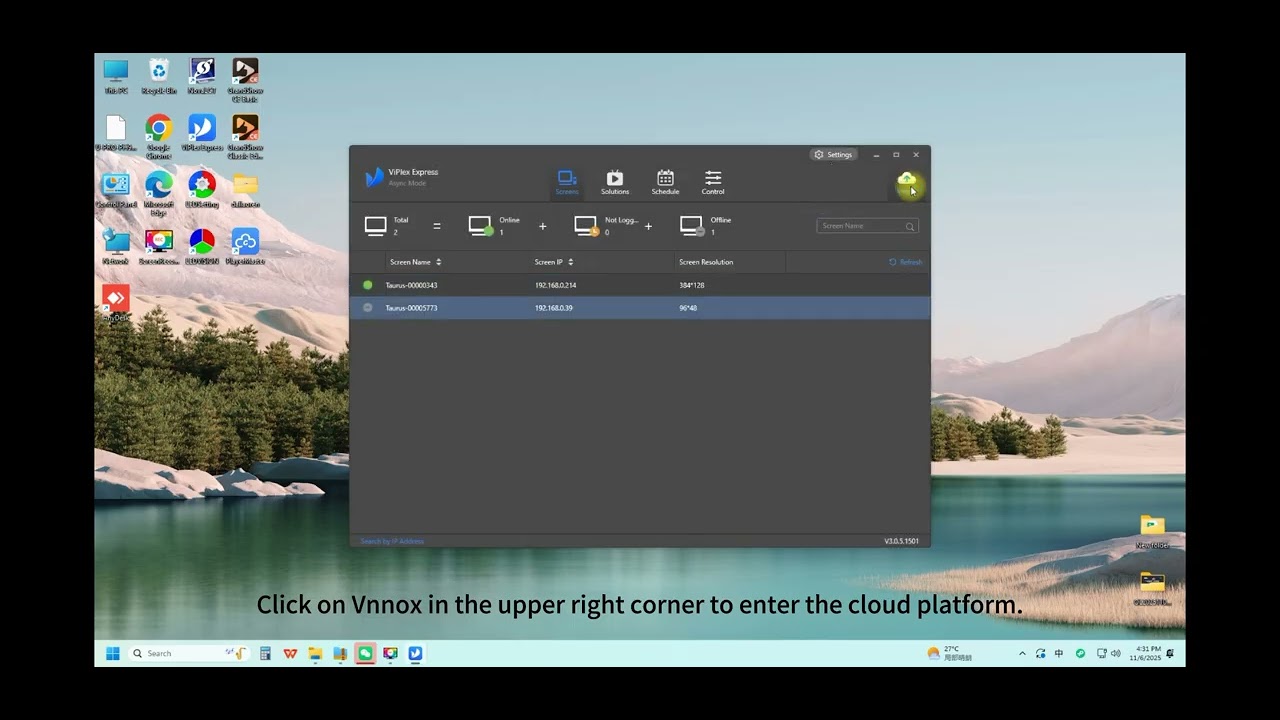 (NovaStar Vnnox) Tutorial &ndash; How to Log In to the Cloud Platform