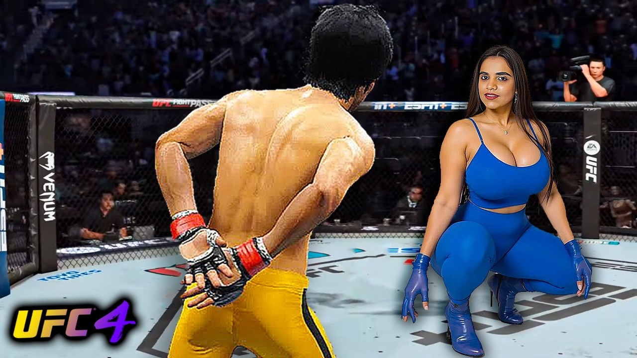 Брюс Ли против Эластичной Мадам (EA Sports UFC 4)
