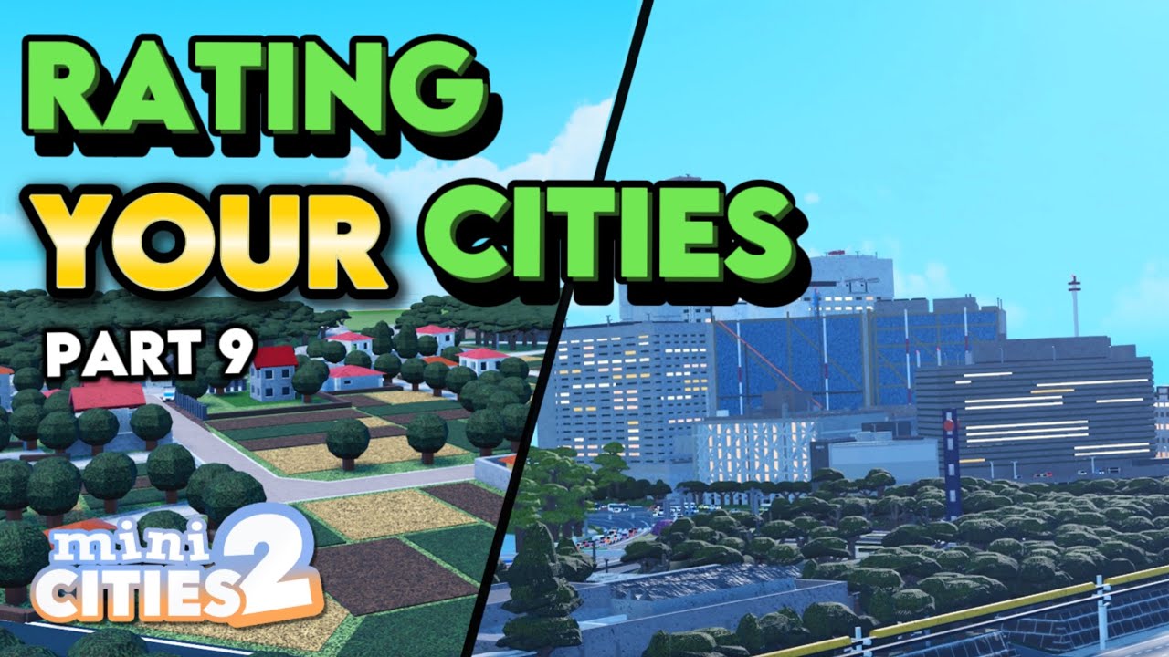 Rating YOUR Crazy Cities #9 | Mini Cities 2 Roblox