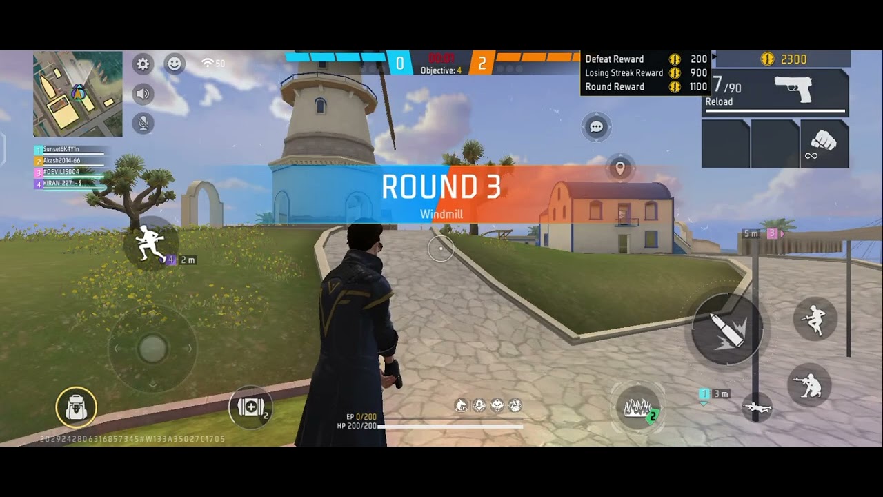 #free fire cs ranked Booyah team win 💪