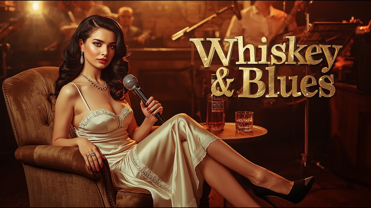 Slow Smoke & Whiskey Love 💙 Emotional Vintage Soul Blues Ballad for Lonely Nights