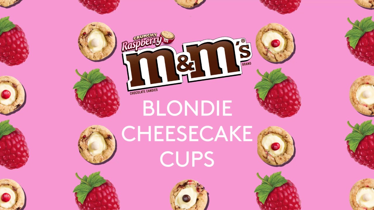 M&M'S Crunchy Raspberry Blondie Cheesecakes | Flavor Vote 2018
