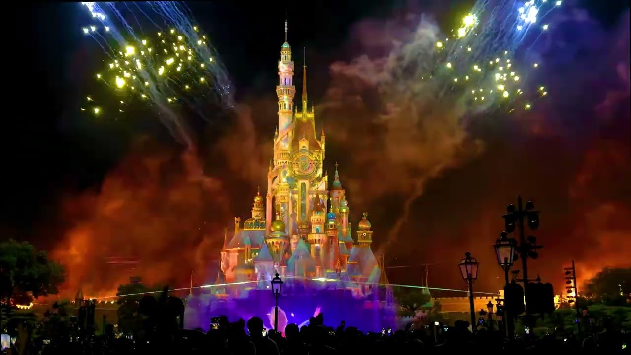 Firework of Hong Kong Disneyland (Love The Memory) by iPhone 15 Pro Max, 4K 60fps, ProRes.