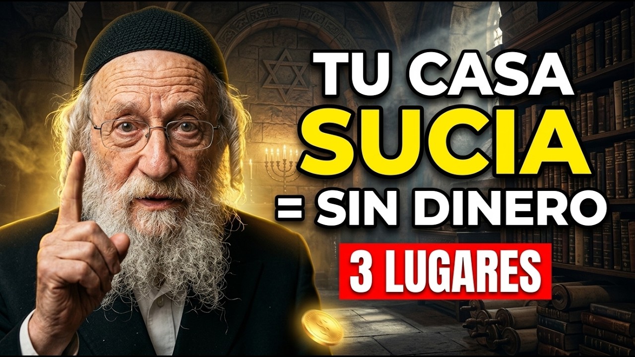 RABINO MILLONARIO Si Tu Casa Está SUCIA en ESTOS 3 Lugares — Eso Es Por Qué NUNCA Tienes DINERO