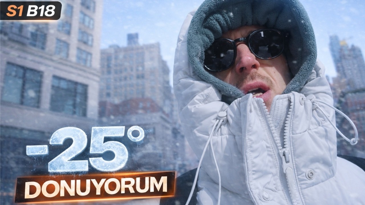 New York’ta -25 Derece! İlacımı İşte Unuttum… | Günlük Vlog S1 B18
