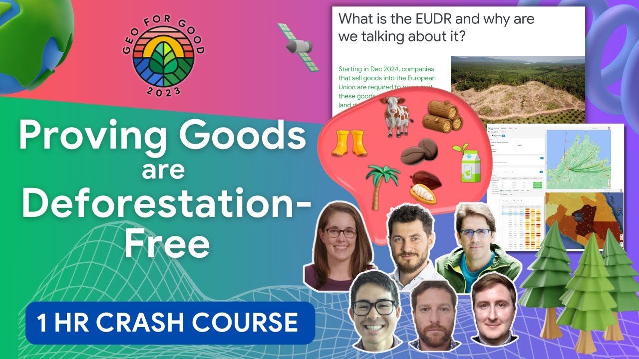 Understanding the EU Deforestation Regulation & the role of geospatial data | Geo for Good 2023