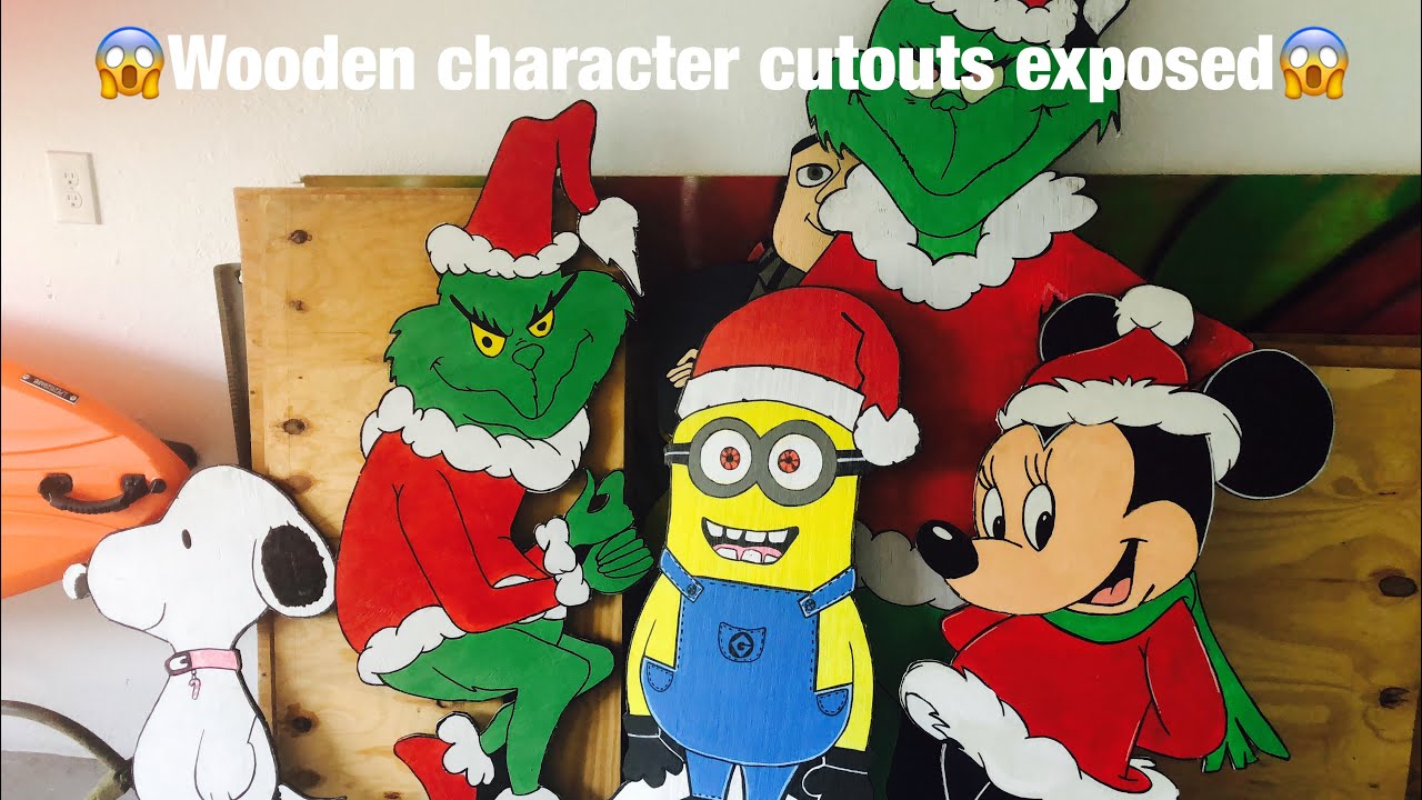 CHARACTER CUTOUT TIPS ( HOW TO STAND UP YARD ART)