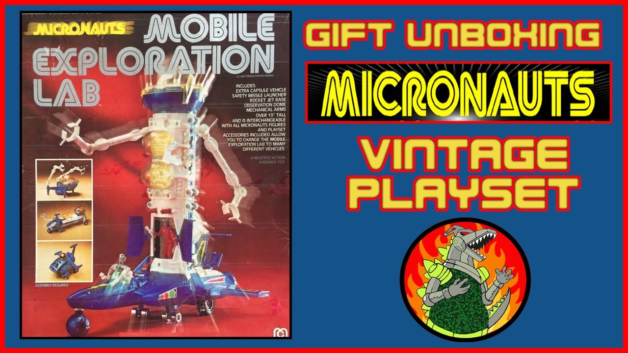 Vintage Micronauts Playset unboxing