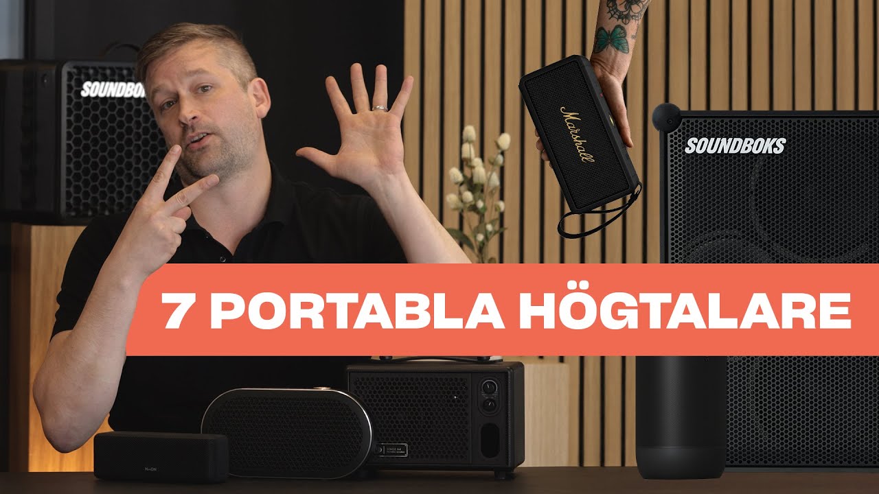 De bästa Bluetooth-högtalarna 2025? Vi testar 7 modeller!