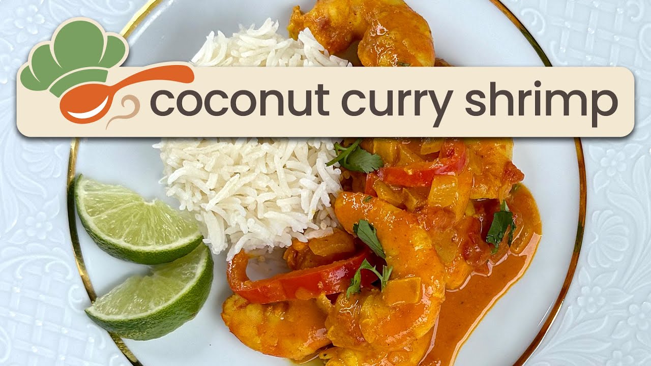How to Make Coconut Curry Shrimp | Pescatarian, Dairy Free