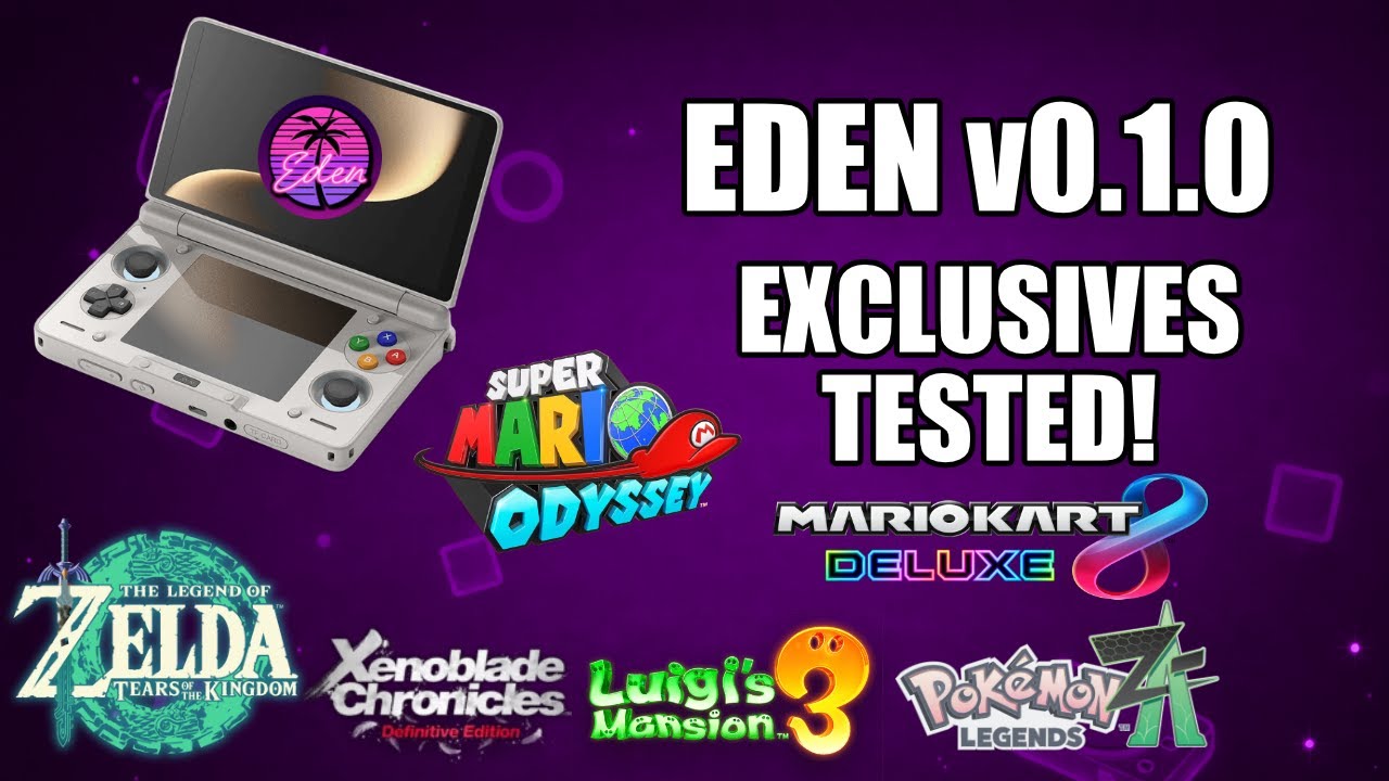 New Eden Update! Exclusive Switch Games Performance on AYN Thor