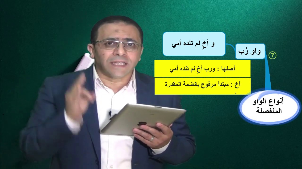 سلسلة _ لا تخلط _الحلقة الثانية _ لا تخلط بين أنواع الواو