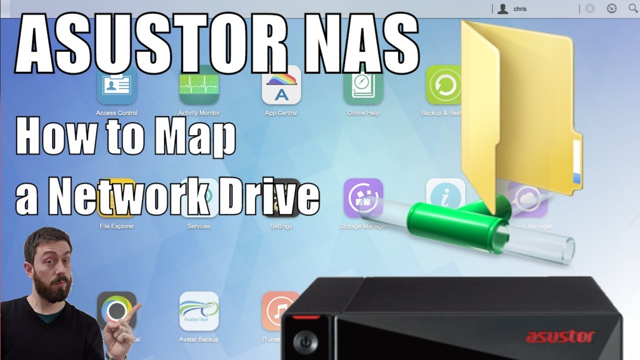 Asustor NAS - How to Map a Network Drive