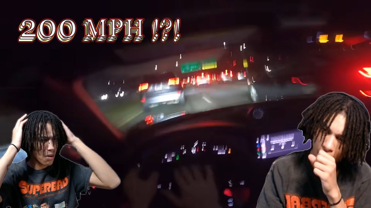 SQUEEZE BENZ GOING 200 MPH !! ALMOST CRASHES ??  | JONAH REACTS