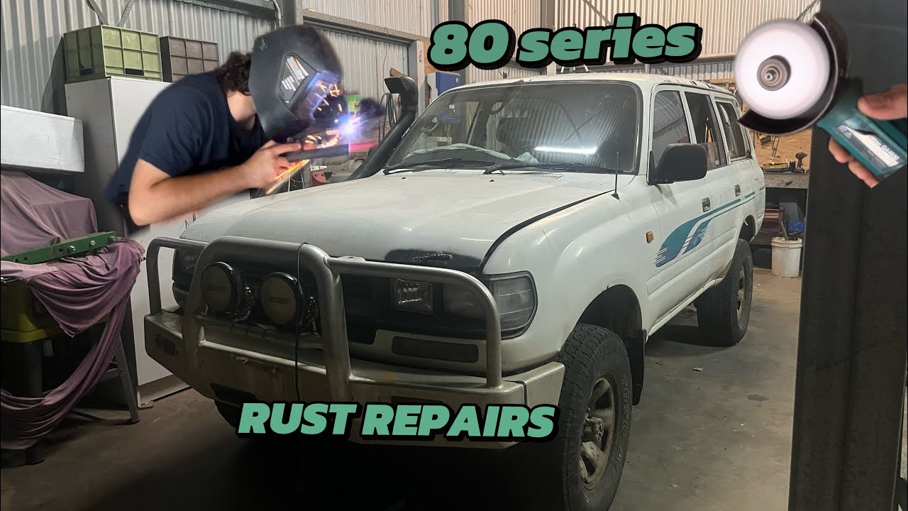 START OF THE 80 SERIES DIY BODYWORK/ RUST REPAIRS P1