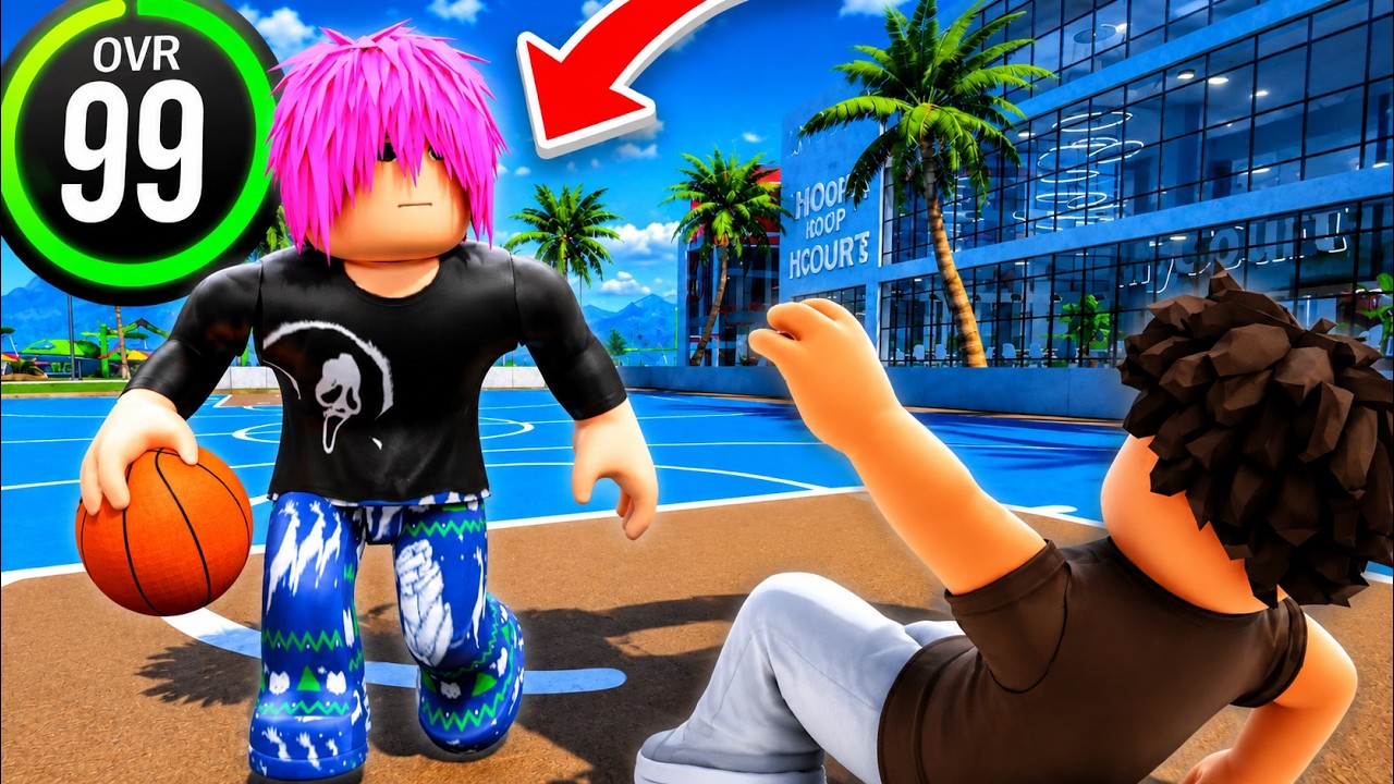 I TOOK OVER The Park With The *NEW* BEST BUILD On Roblox Playground Basketball... (BROKEN!)
