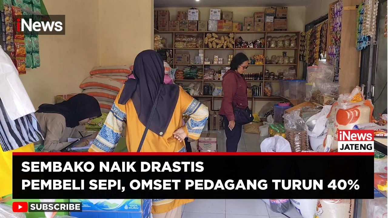 Harga Sembako Naik, Omset Pedagang Banjarnegara Turun 40% | iNews Jateng