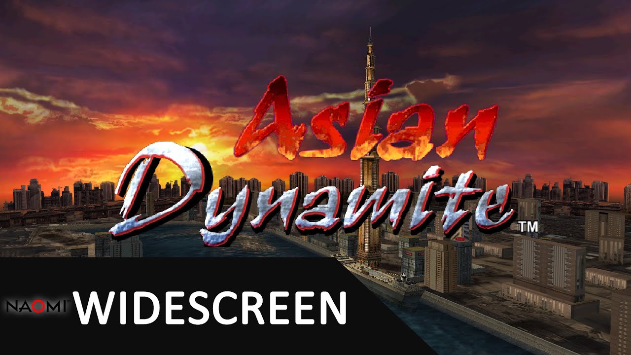 Asian Dynamite - Sega Naomi - RetroArch Steam Flycast widescreen 1080p60