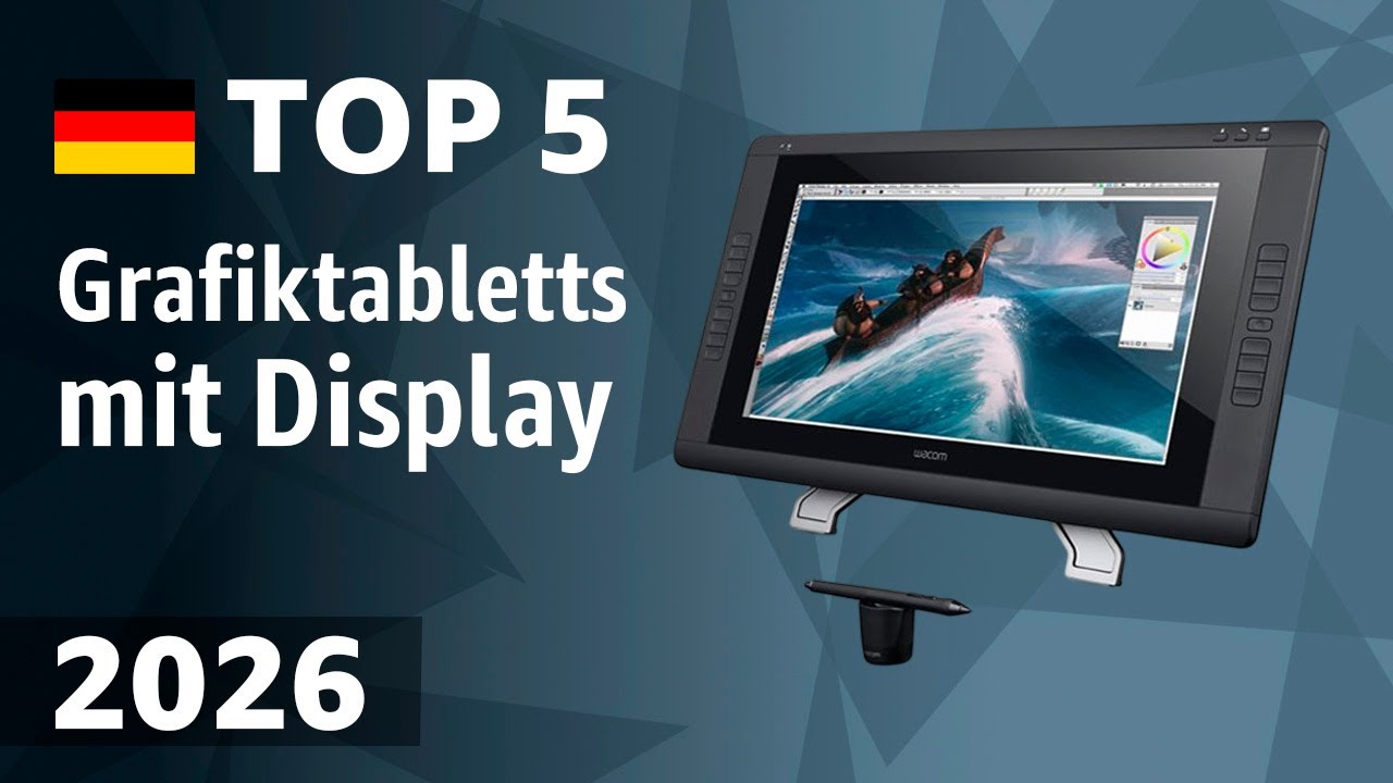 TOP—5. Beste Grafiktabletts mit Display. Test & Vergleich 2026