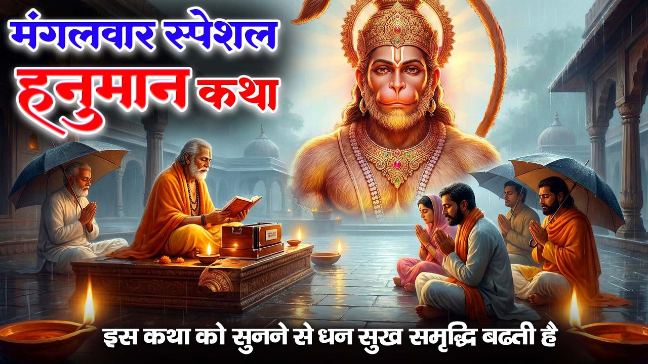 मंगलवार भक्ति - आज के दिन हनुमान जी की कथा को सुनने से सभी बिगड़े काम बन जाते है