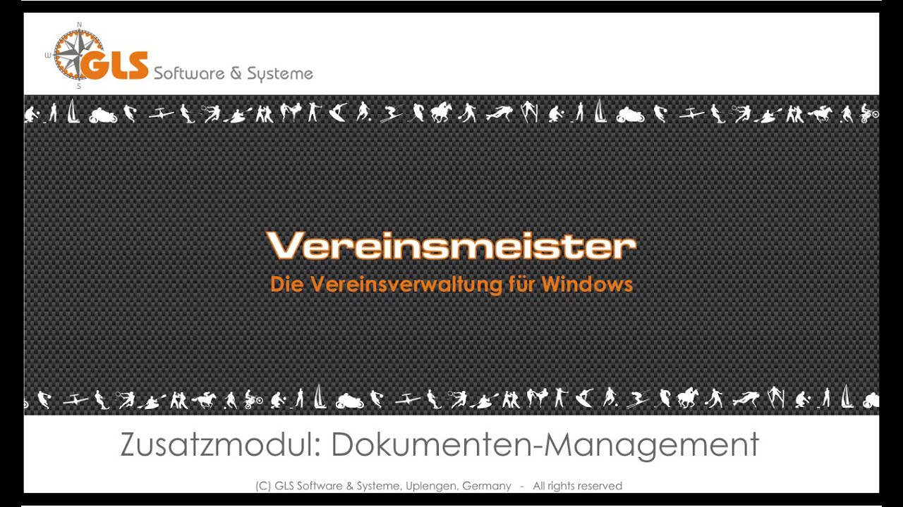 GLS Vereinsmeister V6 - DMS und CRM - Einführung ins Dokumentenmanagement