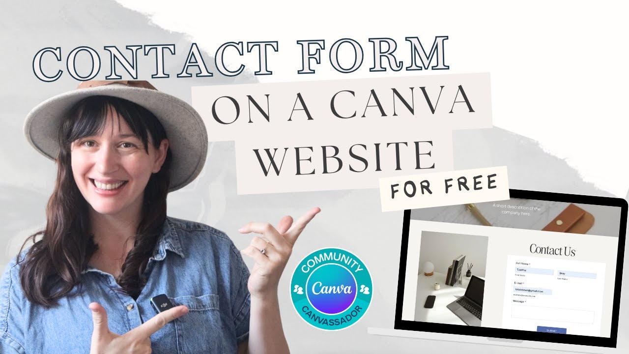 Add a Contact Form to a Canva Website