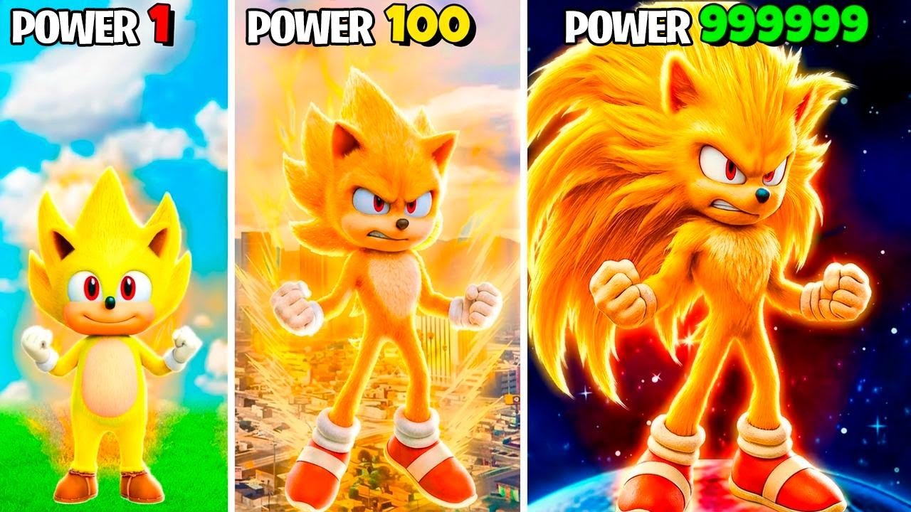 Upgrading to SUPER SONIC in GTA 5! (Sonic Movie Mod)