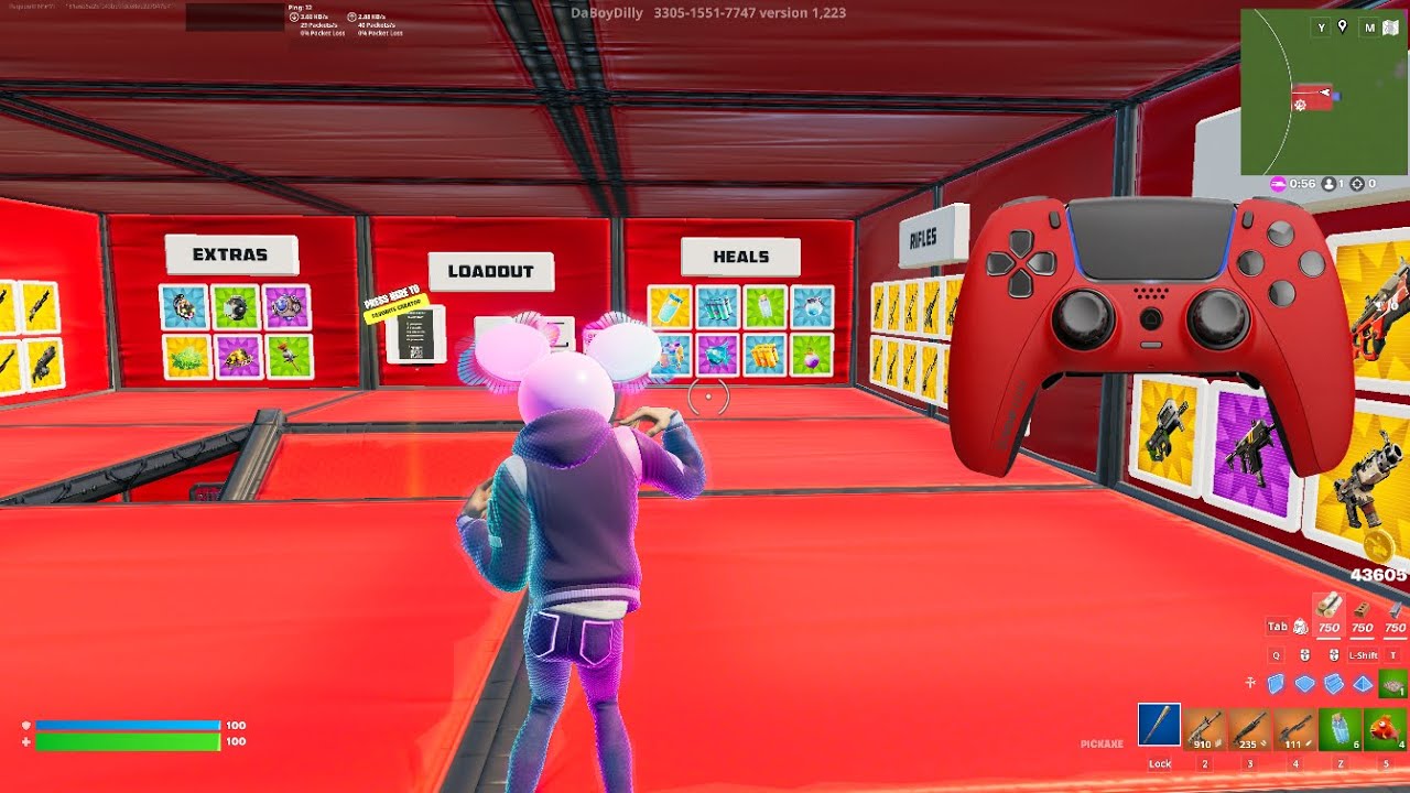 *NEW* DEADMAU5 SKIN Fortnite 3v3v3v3 Go Goated 🐐Zone Wars Gameplay🎮