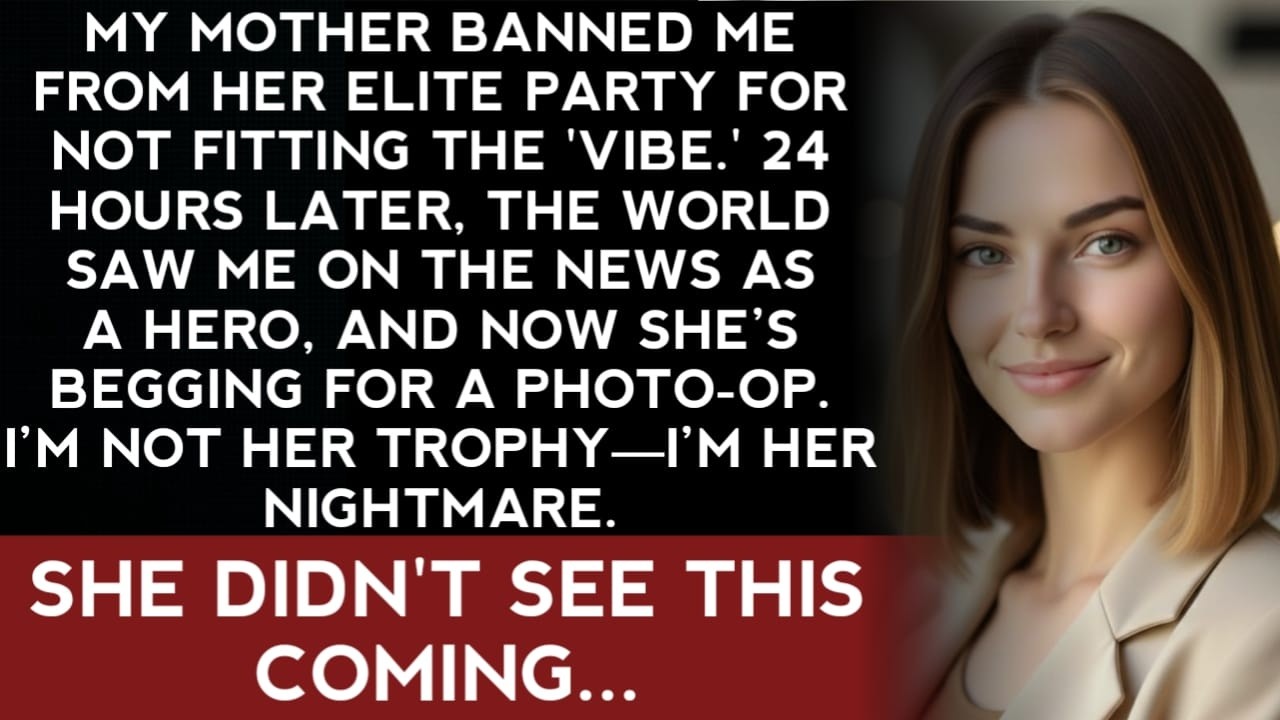 My Mom uninvited me. 24 hours later, she saw me on the news.