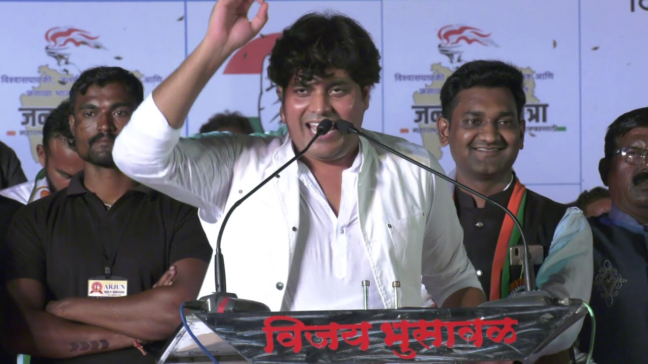 Imran pratapgarhi in Jansangharsh yatra 2018 at Bhusaval Hosted by Dr Ulhas Patil Ex-MP