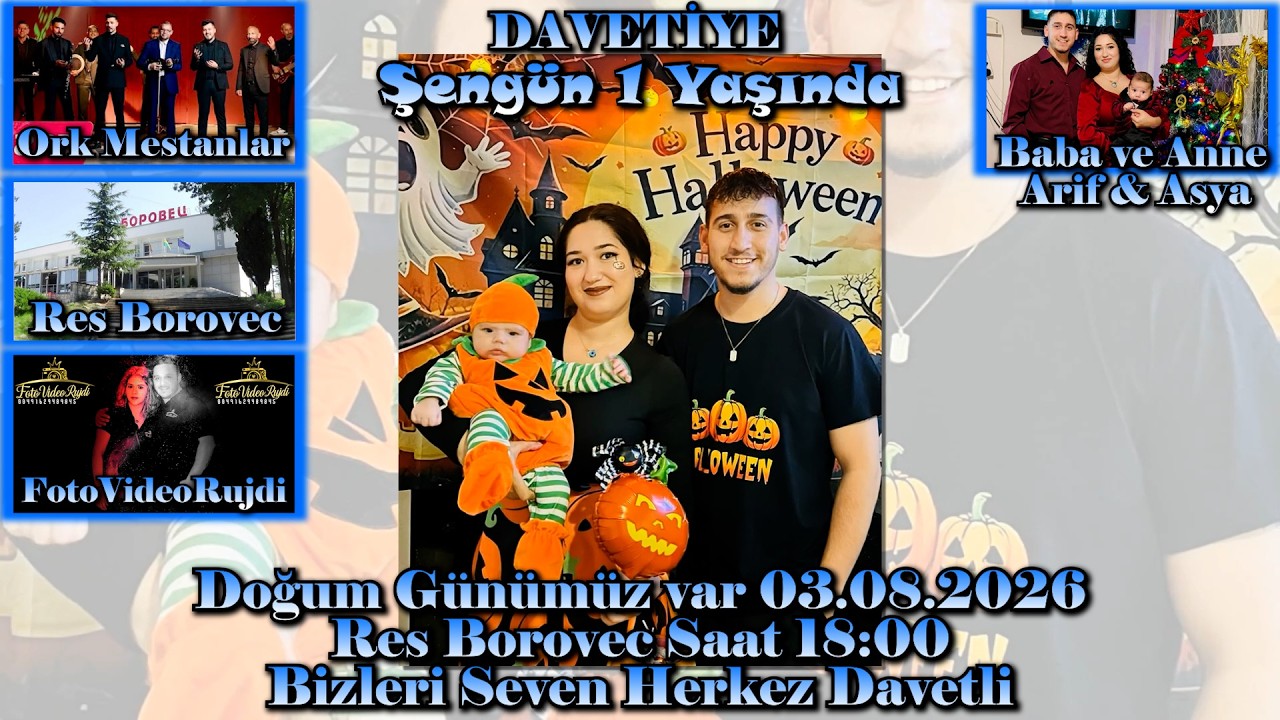 DAVETİYE Şengün 1 Yaşında 03.08.2026