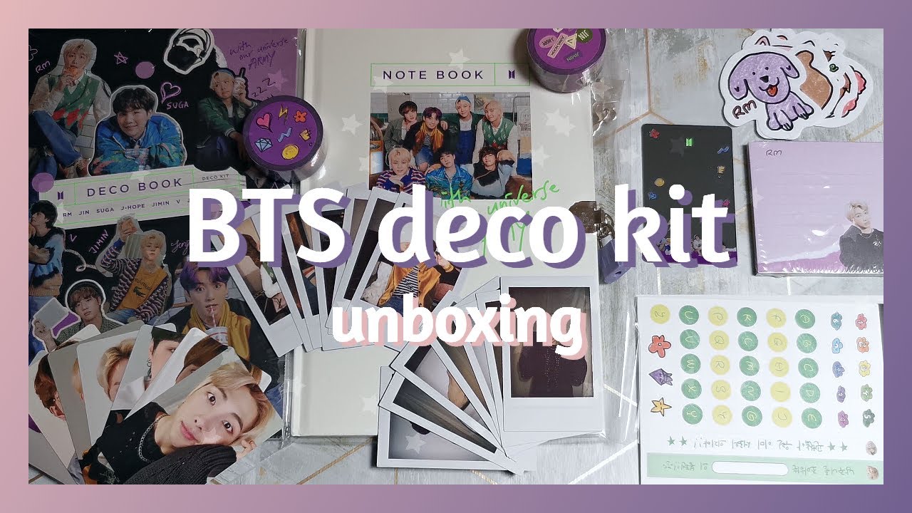 📝 BTS Deco Kit unboxing 📝