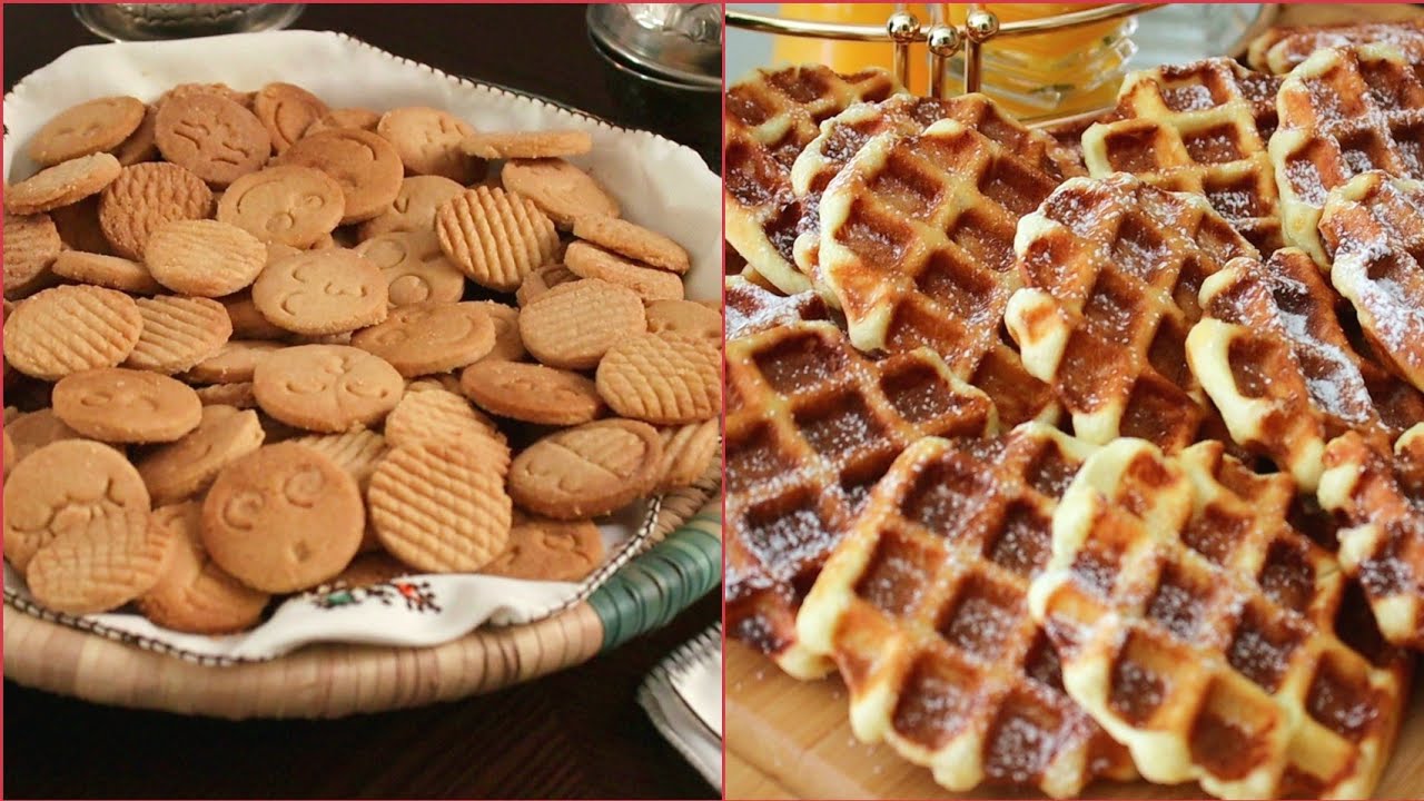 مازالين جالسين معانا في الدار 🤭فرحيهم بشهيوات غتحمقهم ...حلوى رائعة_ gaufre de liege